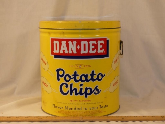 Vintage Dan Dee Potato Chip Can