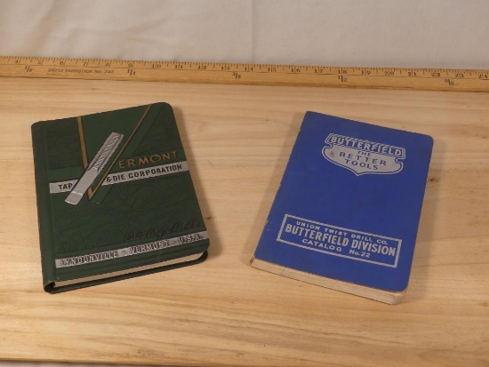 Vintage Tool Catalogs from Butterfield Tools & Vermont Tap & Die Company