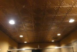 Tin Ceiling Tiles in Mens Restroom - 2nd Floor