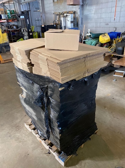 Pallet load of 14x14x6 cardboard boxes