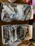 (2) cases of Pyramex Co Safety Glasses w/ straps