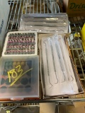 Dremel tool attachments and (12) Pusher sets