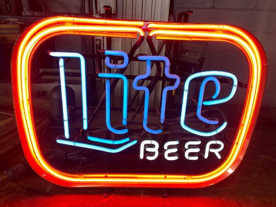 Miller Lite Beer Neon Sign