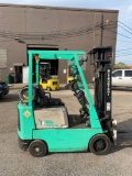 Mitsubishi Model 15 Triple Mast LP Forklift