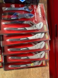 (5) New Husky 3 pc Pliers and Wrench Sets-Times 5