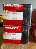 (2) New boxes of Hilti 14x3/4 self tapping screws (8000 pcs)