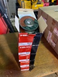 (5) Packs of New Hilti 4.5 in Grinding Wheels (10 per box-50 total)