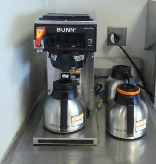Bunn Coffee with Carafs