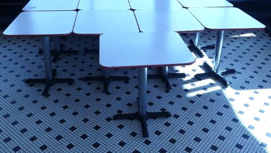 2 Top Stand Alone Tables X 5