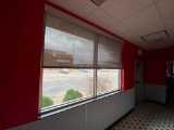 2 Sets of Light Gray Semi Transparent Roller Blinds