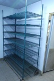 6 Metro Racks in Walk in Cooler