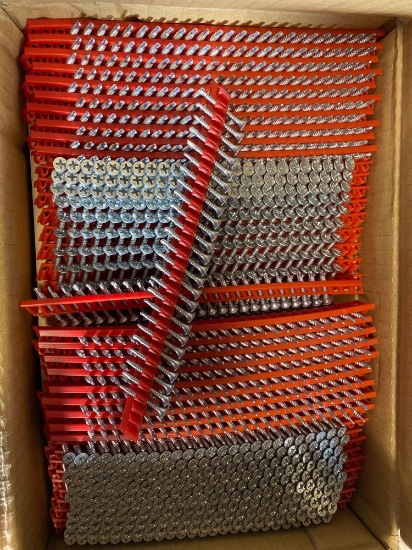 (4) cases of Hilti 6x1.25 in Collated Metal Stud Drywall Screws-times 4 cases-32000 pcs total