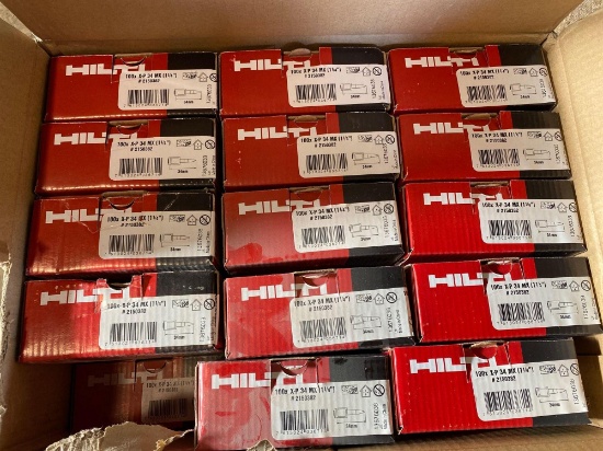 (29) boxes of Hilti CP-34 1.25 in Concrete/Steel Collated Fasteners