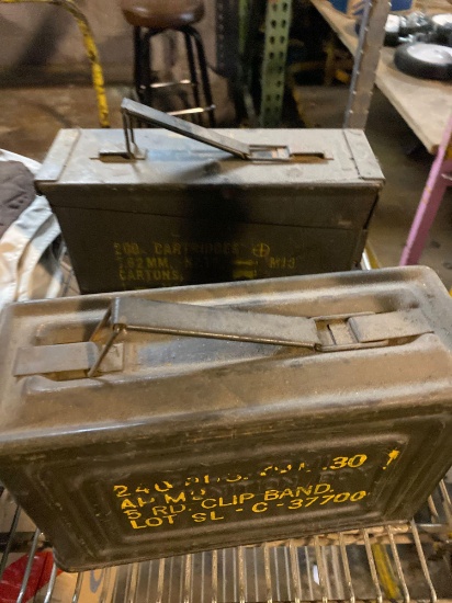 (2) Small Ammo Boxes