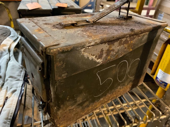 (1) medium ammo box