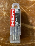 (22) packs of Hilti 1/4in Cut Out Bits