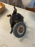 Clamp on manual sharpener wheel
