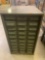 30 drawer multi cabinet with contents