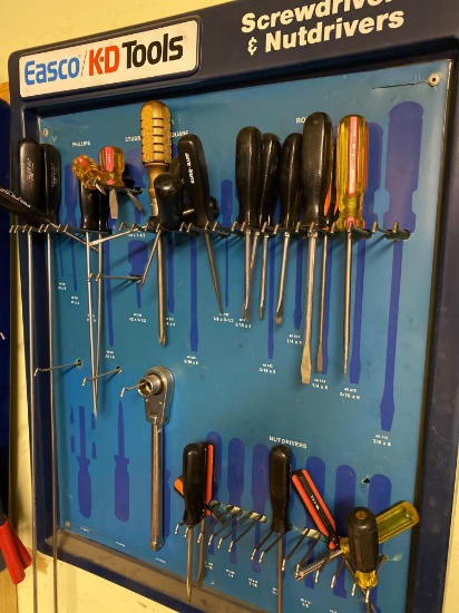 Easco/KD Tools Display Rack w/ assorted brands of tools