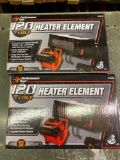 (2) Performance Tool 120v Heater Elements