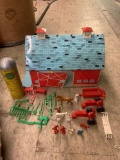 Vintage tin farm set