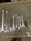 Assorted open end wrenches