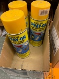 9 cans of flexible heavy duty rubber coating