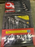 GearWrench 6pc sae flare set wrenches and Safe T Drive 7pc metric ratcheting wrench set