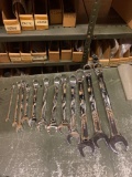 12 piece open end metric wrenches made by s-k tools