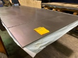 4ft x 8ft-14 gauge cold rolled steel sheets. 5.5 sheets