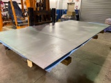 (2-1/2) sheets of 19 gauge cold rolled steel 4ft x 8ft sheets and a half sheet