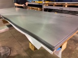 Approx (36) 99in x 29in 20 gauge galvanized steel sheets