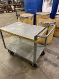 3ft x 2ft rolling shop cart