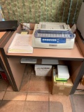 Office copy machine desk-no contents