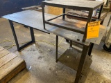 Vintage metal step still and workbench