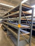 (3) Sections of Racking totaling 19ft long-8ft tall, 3ft wide.