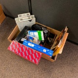 Misc. Box of Office Supplies