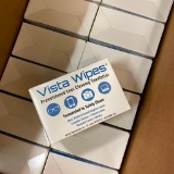2 Boxes of Vista Wipes Premoistened Lens Cleaning Towlette Eyeglass Cleaner
