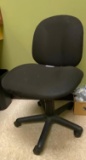 Charcoal Colored Rolling Desk Chair