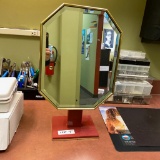 Large Octagonal Display Mirror