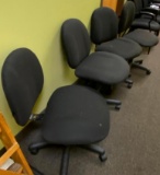 5 Black Desk Chairs