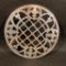 Sterling Silver and Glass Trivet