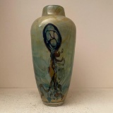 Signed Handblown Glass Vase
