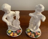 Italian Musical Cornocopia Figurines