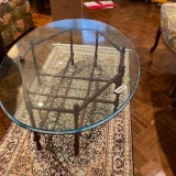 Glass Topped Coffee Table