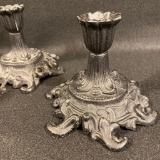 Pewter Candlesticks (3)