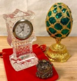 Trinkets! A Clock, An Egg and An Arc