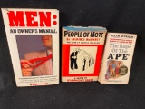 People of Note, MEN - An Owners Manuel & Rape of the A.P.E.