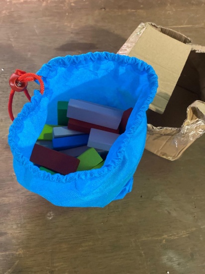 Bag of Colored Building Blocks