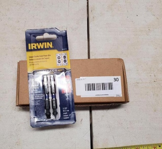 Irwin Slotted Impact Driver set, 5 packs of 2